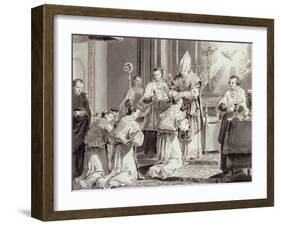 The Seven Sacraments: Ordination-Pietro Antonio Novelli-Framed Giclee Print