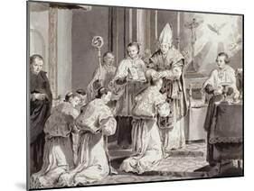 The Seven Sacraments: Ordination-Pietro Antonio Novelli-Mounted Giclee Print
