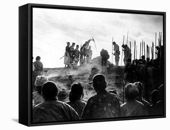 The Seven Samurai, (aka Shichinin No Samurai), 1954-null-Framed Stretched Canvas