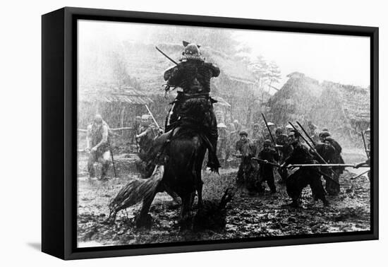 The Seven Samurai, (aka Shichinin No Samurai), 1954-null-Framed Stretched Canvas