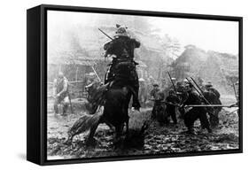 The Seven Samurai, (aka Shichinin No Samurai), 1954-null-Framed Stretched Canvas