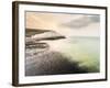 The Seven Sisters chalk cliffs, South Downs National Park, East Sussex, England, United Kingdom-Matthew Williams-Ellis-Framed Photographic Print