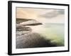 The Seven Sisters chalk cliffs, South Downs National Park, East Sussex, England, United Kingdom-Matthew Williams-Ellis-Framed Photographic Print