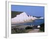 The Seven Sisters, East Sussex, England, United Kingdom-John Miller-Framed Photographic Print