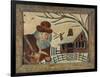 The Seven Stages in Man's Life-null-Framed Giclee Print