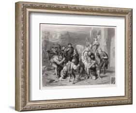 The Seven Stages of Man as Described by Shakespeare in as You Like It-Bourne-Framed Art Print