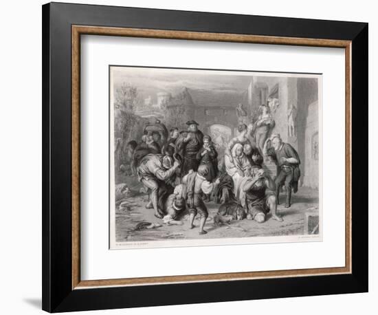 The Seven Stages of Man as Described by Shakespeare in as You Like It-Bourne-Framed Art Print