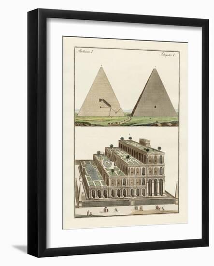 The Seven Wonders of the World-null-Framed Giclee Print