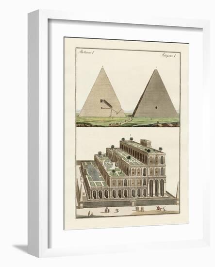 The Seven Wonders of the World-null-Framed Giclee Print