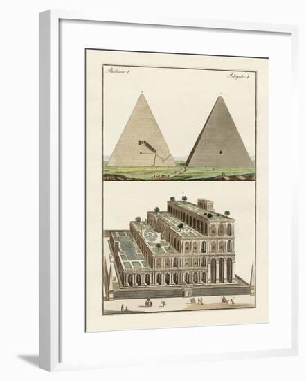 The Seven Wonders of the World-null-Framed Giclee Print