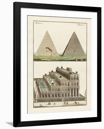 The Seven Wonders of the World-null-Framed Giclee Print