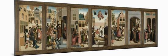 The Seven Works of Mercy, 1504-null-Mounted Premium Giclee Print