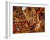 The Seven Works of Mercy, Between 1616 and 1638-Pieter Brueghel the Younger-Framed Giclee Print