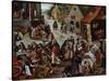 The Seven Works of Mercy-Pieter Brueghel the Younger-Stretched Canvas