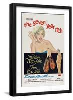 The Seven Year Itch, 1955, Directed by Billy Wilder-null-Framed Giclee Print