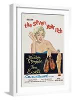 The Seven Year Itch, 1955, Directed by Billy Wilder-null-Framed Giclee Print