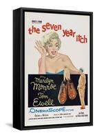 The Seven Year Itch, 1955, Directed by Billy Wilder-null-Framed Stretched Canvas