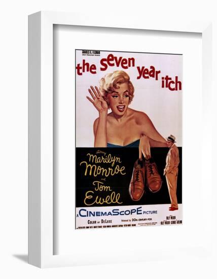 The Seven Year Itch, 1955-null-Framed Premium Giclee Print