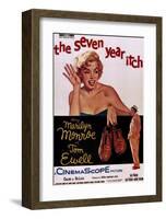 The Seven Year Itch, 1955-null-Framed Art Print