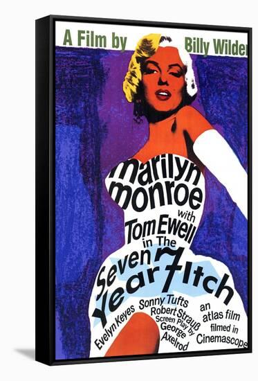 The Seven Year Itch, 1955-null-Framed Stretched Canvas