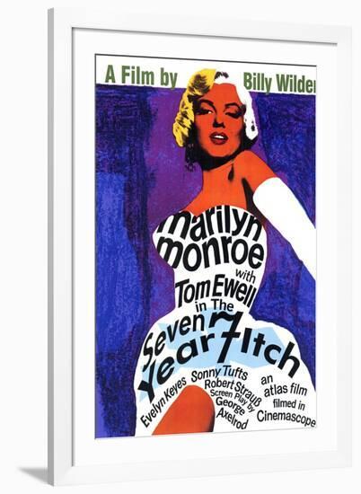 The Seven Year Itch, 1955-null-Framed Premium Giclee Print