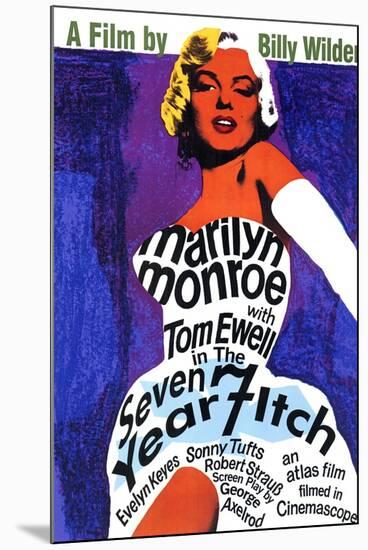 The Seven Year Itch, 1955-null-Mounted Premium Giclee Print