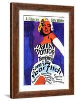 The Seven Year Itch, 1955-null-Framed Art Print