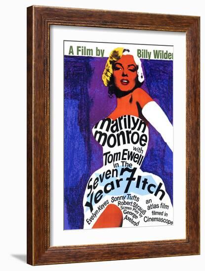 The Seven Year Itch, 1955-null-Framed Art Print