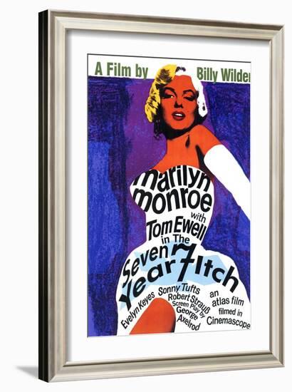 The Seven Year Itch, 1955-null-Framed Art Print