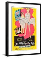 The Seven Year Itch, 1955-null-Framed Art Print