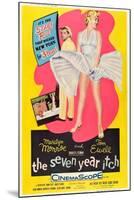 The Seven Year Itch, 1955-null-Mounted Art Print