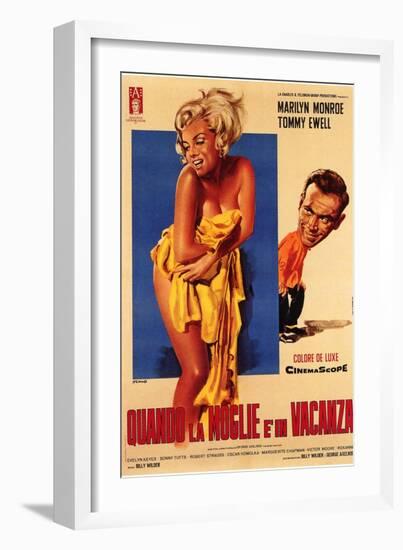 The Seven Year Itch, 1955-null-Framed Art Print