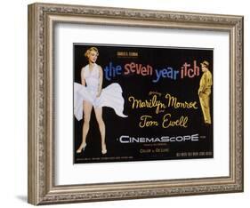 The Seven Year Itch, 1955-null-Framed Art Print