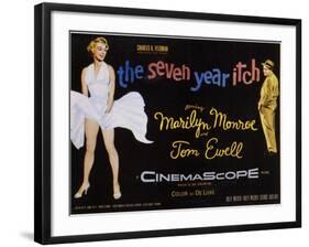 The Seven Year Itch, 1955-null-Framed Art Print