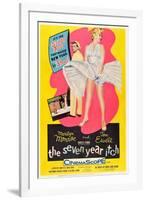 The Seven Year Itch, 1955-null-Framed Giclee Print