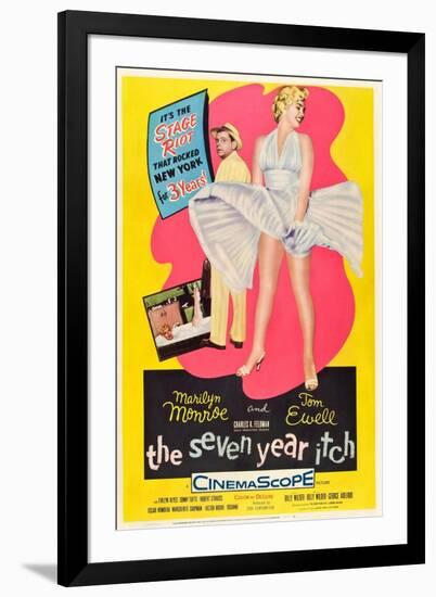 The Seven Year Itch, 1955-null-Framed Giclee Print