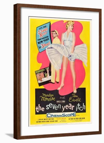 The Seven Year Itch, 1955-null-Framed Giclee Print