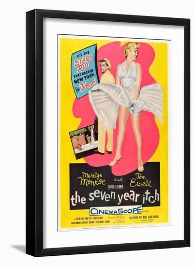 The Seven Year Itch, 1955-null-Framed Giclee Print