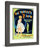 The Seven Year Itch, (aka Das Verflixte 7 Jahr), Marilyn Monroe, Tom Ewell, 1955-null-Framed Art Print