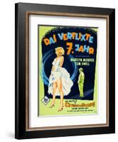 The Seven Year Itch, (aka Das Verflixte 7 Jahr), Marilyn Monroe, Tom Ewell, 1955-null-Framed Art Print