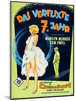 The Seven Year Itch, (aka Das Verflixte 7 Jahr), Marilyn Monroe, Tom Ewell, 1955-null-Mounted Art Print