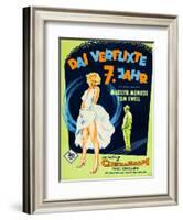 The Seven Year Itch, (aka Das Verflixte 7 Jahr), Marilyn Monroe, Tom Ewell, 1955-null-Framed Art Print