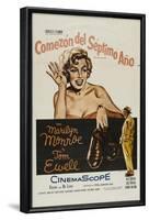 The Seven Year Itch, Argentine Movie Poster, 1955-null-Framed Art Print