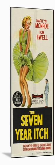 The Seven Year Itch, Australian Movie Poster, 1955-null-Mounted Art Print