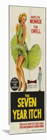 The Seven Year Itch, Australian Movie Poster, 1955-null-Mounted Art Print