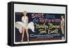 The Seven Year Itch, Belgian Movie Poster, 1955-null-Framed Stretched Canvas