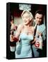 The Seven Year Itch by Billy Wilder with Marilyn Monroe and Tom Ewell, 1955-null-Framed Stretched Canvas