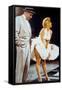 The Seven Year Itch by Billy Wilder with Tom Ewell, Marilyn Monroe, 1955-null-Framed Stretched Canvas