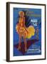 The Seven Year Itch, French Movie Poster, 1955-null-Framed Art Print