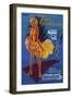 The Seven Year Itch, French Movie Poster, 1955-null-Framed Art Print